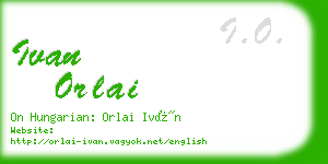 ivan orlai business card